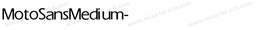 MotoSans Medium字体转换